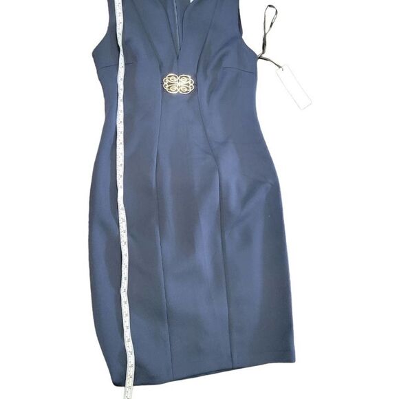 New Calvin Klein Women's Embellished Sheath Dress SZ 8 - Picture 6 of 7